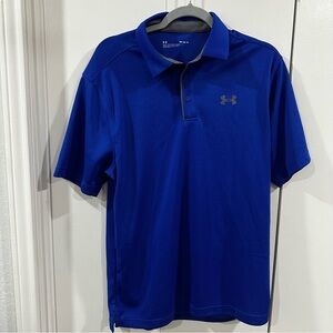 Under Armour Men's Royal Blue Short Sleeve Polo NEW